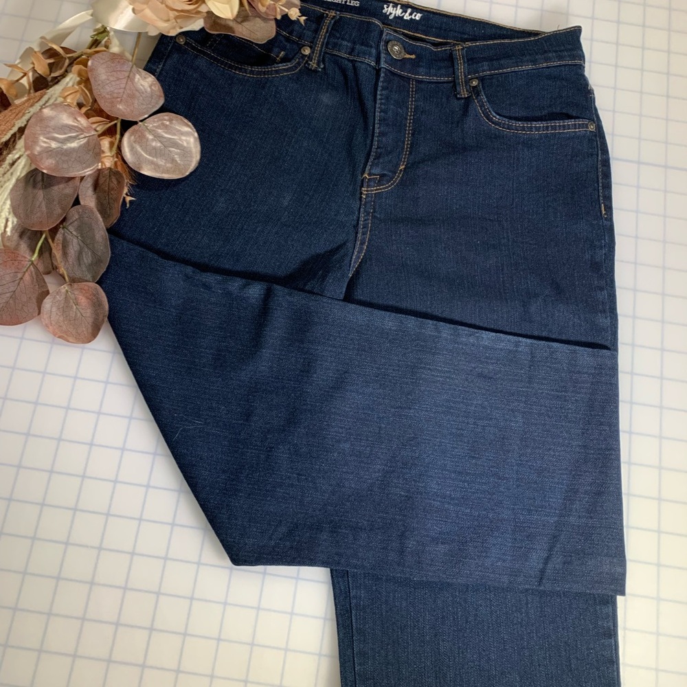 Style & Co Jeans Color: Denim, Size 8P